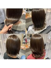 【ブリーチなし透明感カラー　憧れの艶カラー叶えます】スタイリスト　橋本