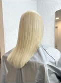 ◎ブロンドヘアダブルカラーハイトーンカラーケアブリーチ#原宿