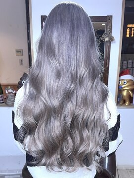 ブレイズヘアー(BLAZEhair) 【透明感プラス】ホワイトグレージュ×ブリーチ2回