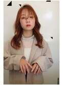 韓国ヘア　大人可愛いナチュラルベージュ