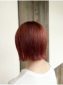 タッセルボブ×アプリコットオレンジ