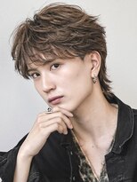 オーシャントーキョーオーバー(OCEAN TOKYO OVER) 韓国ツーブロックフェザーショートラウンドマッシュウルフ