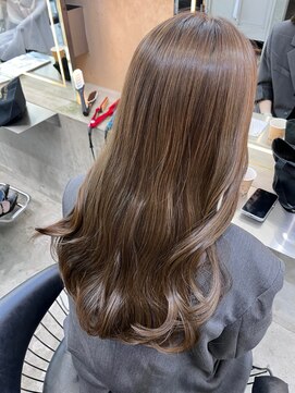 ロンド ボーイ 表参道(Lond BOY) ミニウルフレイヤーカット顔周り前髪韓国ミディアムロング表参道