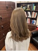 ブリーチ無しハイトーンベージュ