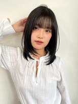 アンニュ(annuy)&nbsp;髪質改善 レイヤーカット シースルーバング 顔周りレイヤー 20代