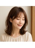 柔らかミディアムレイヤー 20代 30代 40代 50代 60代 髪質改善