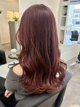 ネイク(Nake)&nbsp;レッドブラウン/ボルドーカラー/透明感カラー/韓国風ヘア