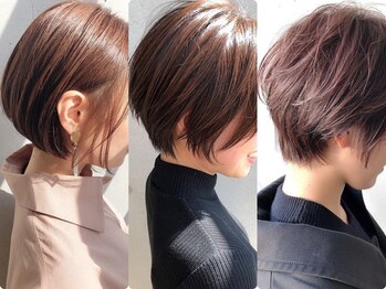 オーウェル 銀座(Owelle)の写真/[銀座駅徒歩1分]印象を変えるフェイスラインの似合わせが絶妙!Owelleでトレンドも叶え小顔見せショートに*