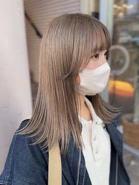 【feliette】ミルクティーベージュ/ダブルカラー