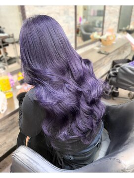 レゼパープル/スーパー人毛エクステ80枚