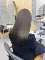 スト 静岡鷹匠(sto)&nbsp;着物ヘア/大人ガーリー/ダークアッシュ/似合わせカット/静岡鷹匠