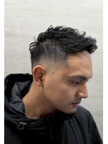 ヒロギンザ 新橋日比谷口店(HIRO GINZA)&nbsp;フェードカット　フェザーアップスタイル