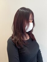レンジヘアー(lange hair)&nbsp;ピンクブラウン【鈴鹿/レイヤーカット/ブリーチなし】