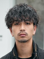 フィフスパーク(fifth PARK)&nbsp;渋谷シャドウパーマ波巻きスパイラルパーマ束間ラウンドマッシュ