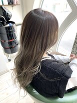 お～るうぇいず(always)&nbsp;ケアブリーチグラデーションカラーシルバーグレージュ髪質改善