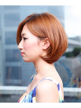 キッカ 津田沼 奏の杜店(CHICCA) 【CHICCA 津田沼店】大人系のショートボブ（横）