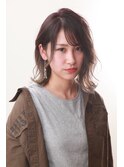 鎖骨ボブ×ナチュラルグラデーション