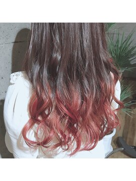 エムエーヘアースタジオ(M/A hair studio.) 高校生卒業 初カラー グラデーション