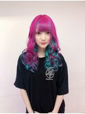 Pink Turquoise Devil