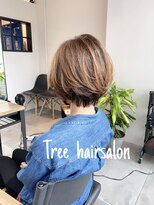 美容室 ツリー(Tree)&nbsp;ノンブローでおさまる大人スタイル『Tree hairsalon 』本厚木