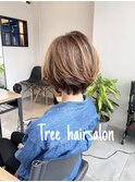 ノンブローでおさまる大人スタイル『Tree hairsalon 』本厚木