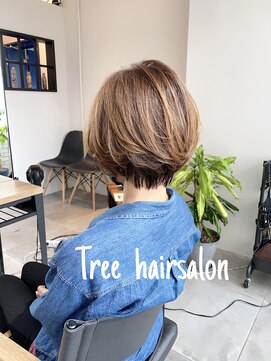 美容室 ツリー(Tree) ノンブローでおさまる大人スタイル『Tree hairsalon 』本厚木