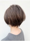 小顔丸みショート