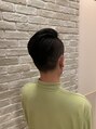 ハナハナ ゼスト御池(hana hana) モヒカン気味のツーブロックメンズのお客様も多いです