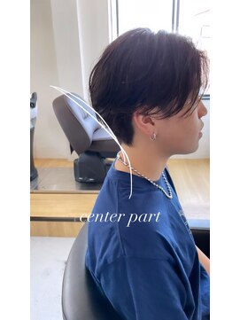 ザワン(The one) センターパート×ニュアンスパーマ