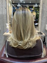 ロダット 横浜(LODAT by little)&nbsp;ブロンドベージュ×バレイヤージュ【LODAT横浜】