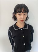 大人かわいいボブパーマ