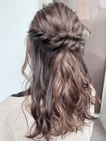 サロンドミルク 溝の口店(salon de MiLK)&nbsp;ハーフアップ