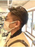 【HOME 下北沢】ビジネスマッシュ×かき上げパーマ