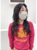 long spiral perm