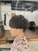 ノーセットでも大丈夫!波巻き&ツイストスパイラルミックスパーマ