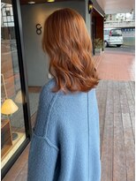 ヘア プロデュース キュオン(hair produce CUEON.)&nbsp;オレンジベージュ×レイヤー