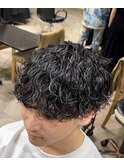 【Nishida】波巻きツイスパMIXパーマ×マッシュ