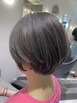 アフロディーテ 銀座(APHRODITE GINZA) 黒髪/グレーベージュ/レイヤーロング/前髪パーマ/銀座