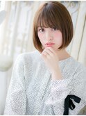 mod's天神*…クロスパーマOK ピュアな☆小顔ナチュラルボブ