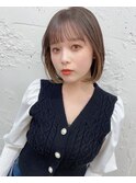 【トレンド】　似合わせカット　ボブ　インナーカラー