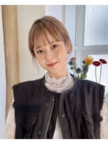 ロティバイトレンチ(loti by trench)&nbsp;ピンクベージュ×重めロング　　　　TRENCH