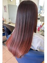 アトリーチェタ 田富店(ATTRICE)&nbsp;赤髪美髪ロング髪質改善トリートメント