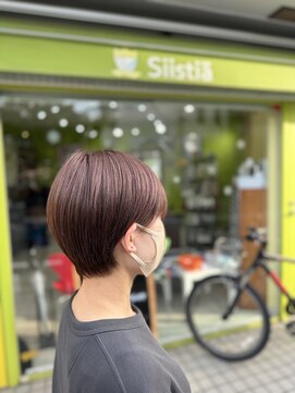 シースティア(siistia) 《ピンクベージュ×白髪活かし》
