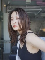 キユ(qiyu)&nbsp;大人おしゃれ巻かないレイヤーミディアム[広島/八丁堀]