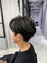 ヴァイス 新宿店(VAICE)&nbsp;メンズコントラストハイライト/バレイヤージュ/センターパート