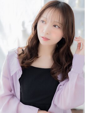 カバーヘア 上尾西口店(COVER HAIR) 韓国風巻き透けバングこなれロングレイヤーa上尾20代30代40代