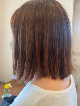 【水素パウダー導入☆】おしゃれ染めもダメージケアも叶う♪《オーガニックカラー+カット￥8,800～》