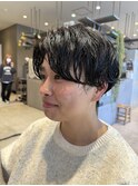 ハンサムショートパーマ