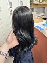 ノー バイ イオエ 西梅田(no. by ioe)&nbsp;ブリーチなしカラー/髪質改善/ミルクティーベージュ/小顔ヘア