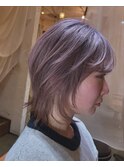 パープルグレージュのウルフレイヤー/